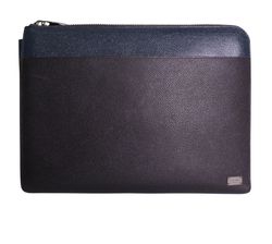 Tablet Cover Organiser, Leather, Black/Navy, DB, 3*